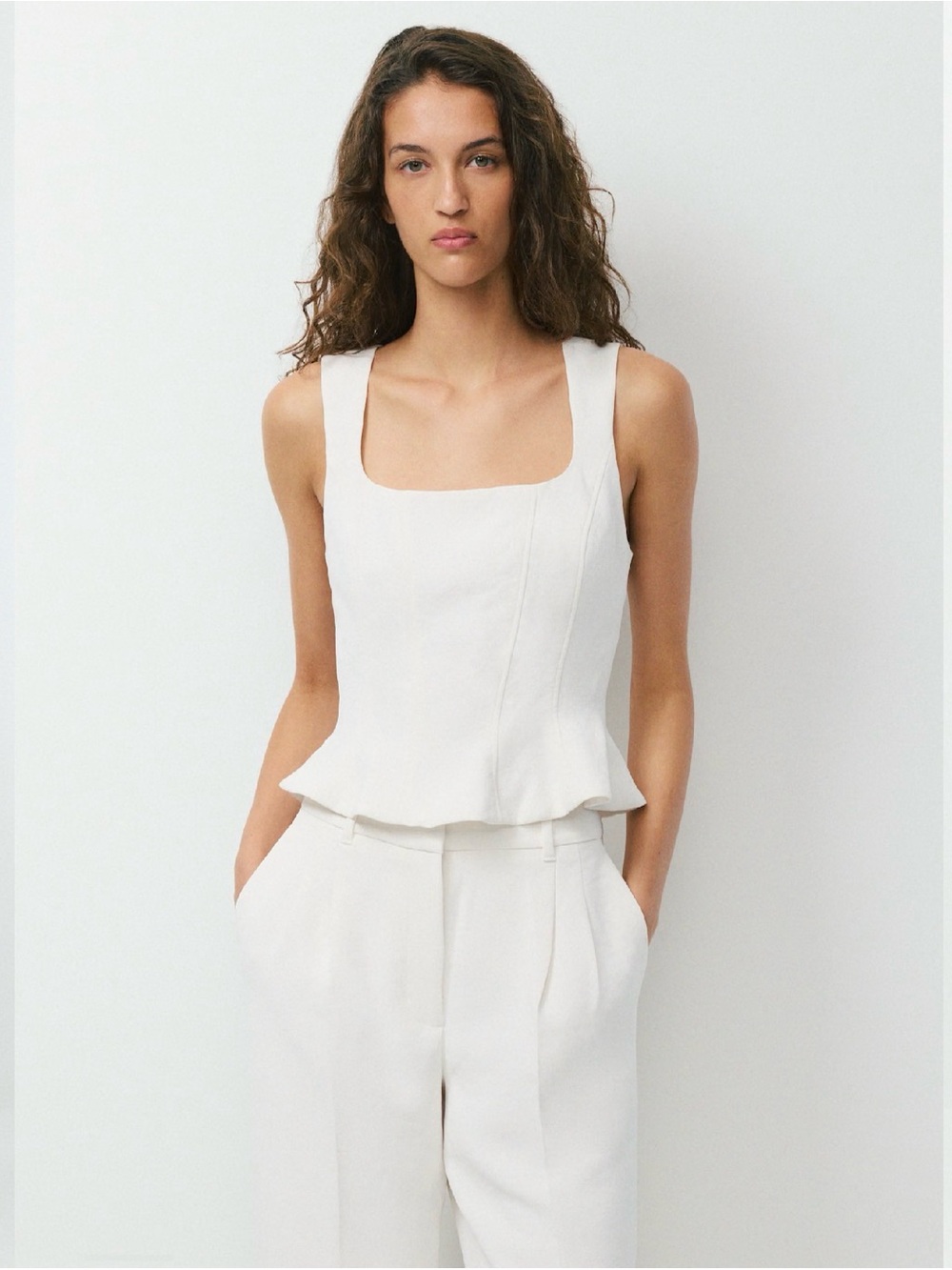 Aritzia Light Birch Rhodora Bustier